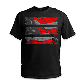 OLD GLORY STEALTH SAFETY SHIRT - RED/REFLECTIVE/GRAY/BLACK