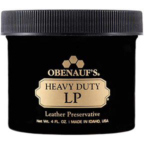 OBENAUF'S HEAVY DUTY LP LEATHER CONDITIONER NATURAL OIL BEESWAX FORMULA