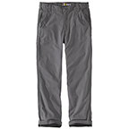 RUGGED FLEX RIGBY DUNGAREE KNIT LINED PANT - GRAVEL
