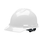 DUO SAFETY, HARD HAT, CAP, 4-POINT, RATCHET, WHITE